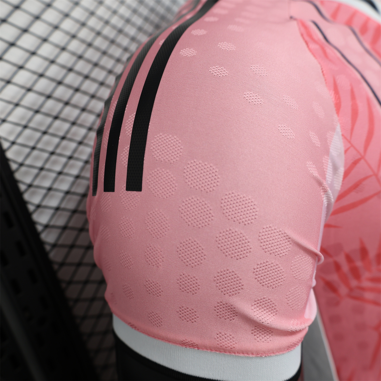 UltraTrikot-INT M.A.M 25-26 Pink Stripes and Leaves Pattern Special Jersey - Player Version