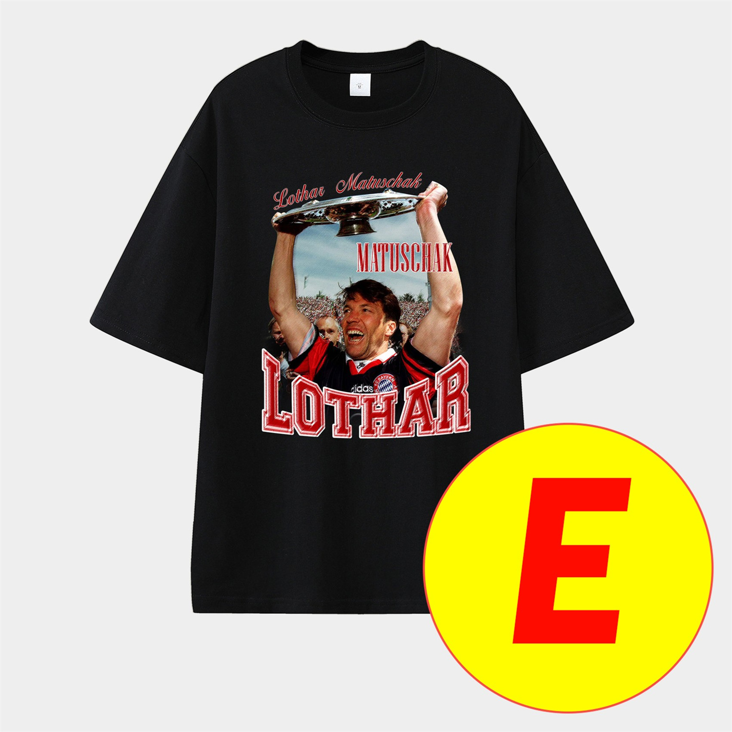 ManixJersey.com | Bayern Munich 2025 125th Anniversary Memory Fragments Unisex Pure Cotton T-shirt -Customize Name, Number and Patch | Worldwide Shipping