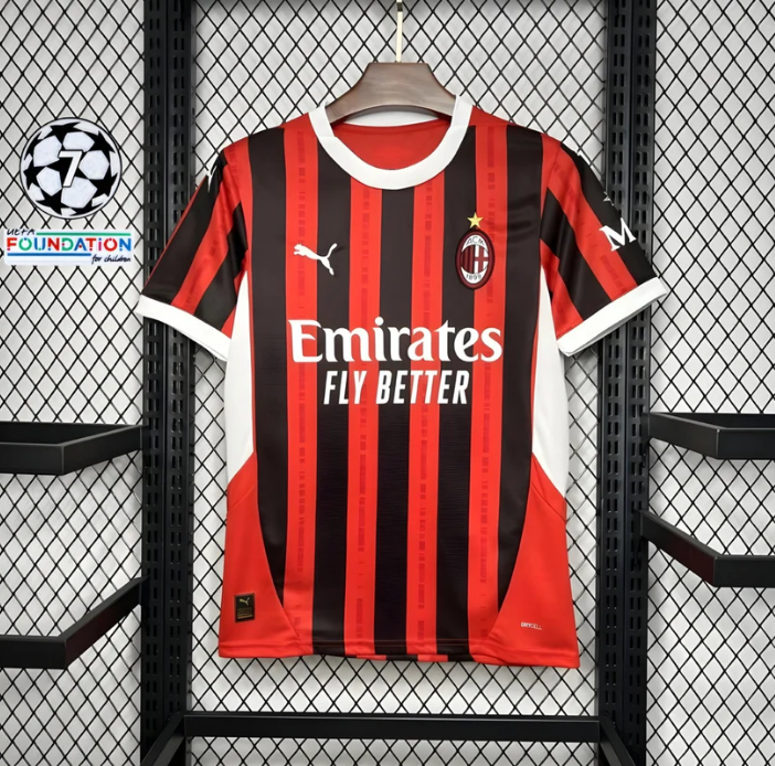 2024/2025 AC Milan Home Soccer Jersey 1:1 Thai Quality:football jersey mysite: unitedjerseyfootball 邓江浪:football