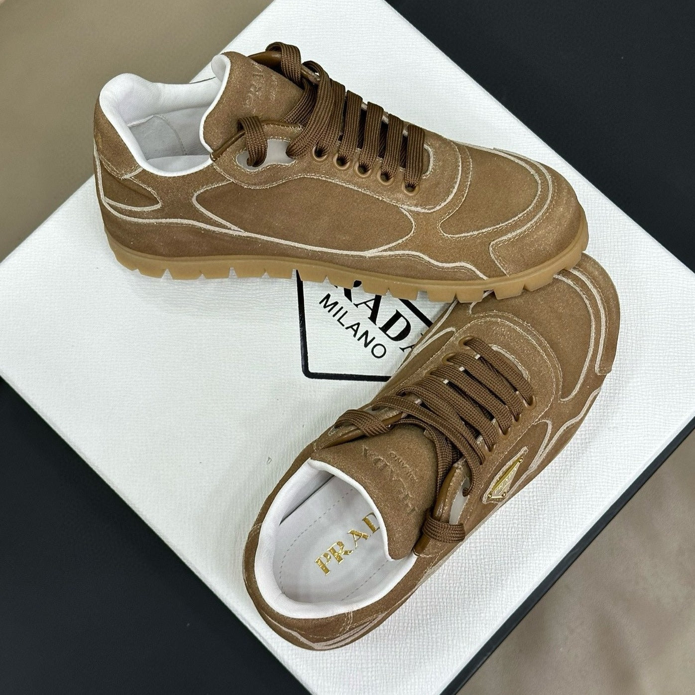 PRA TRAIL FADED SUEDE SNEAKERS CINNAMON、mysite、Cacoeks