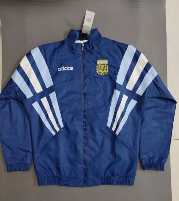 2024 Argentina Windbreaker Dark blue Soccer Jersey-mysite Custom Football Kit- Nextkits