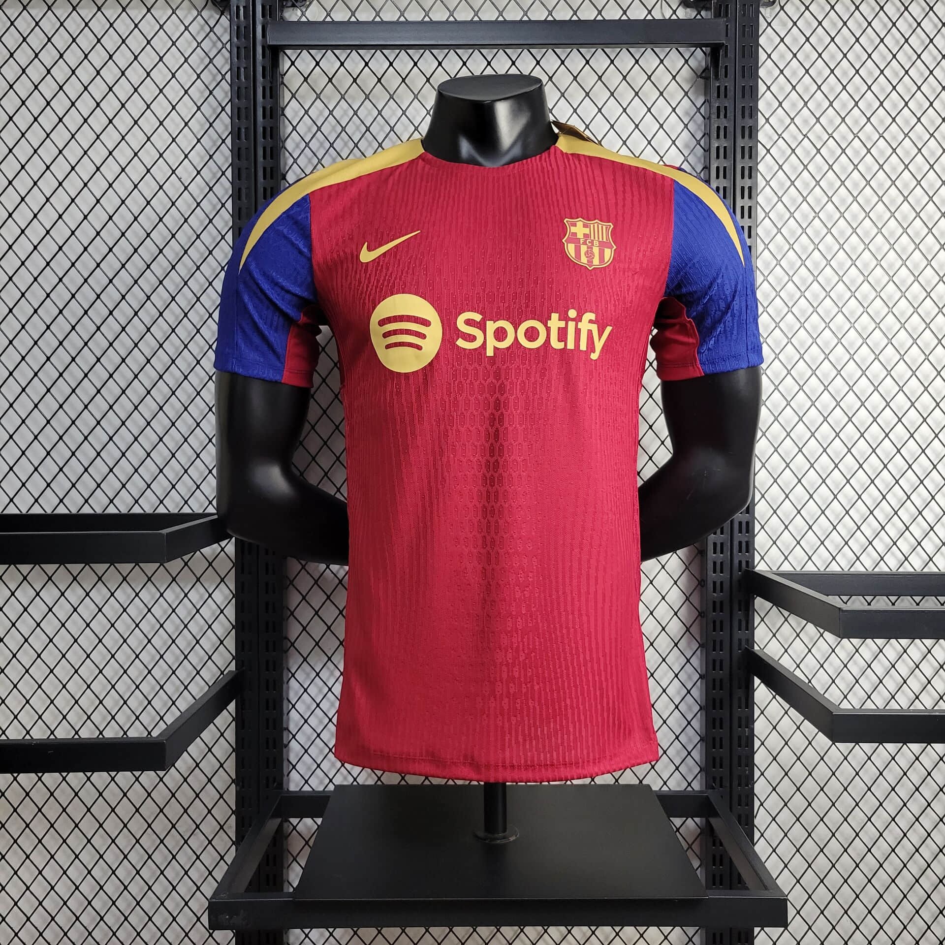 ManixJersey.com | Barcelona 24-25 Red Training Jersey - Player Version -Customize Name, Number and Patch | Worldwide Shipping
