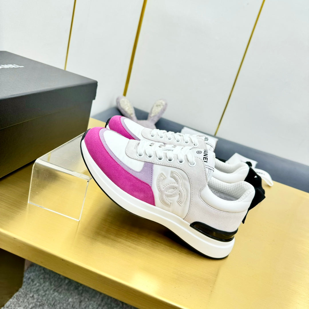 CLASSIC TRAINER IN GREY MIX BRIGHT PINK MERCERIZED VELVET、mysite、Cacoeks