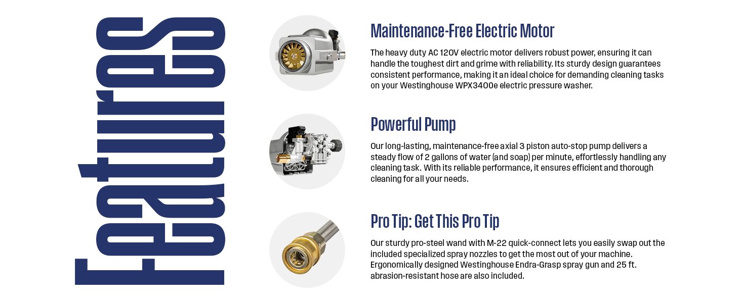 wpx3400e, westinghouse engine, westinghouse pressure washer