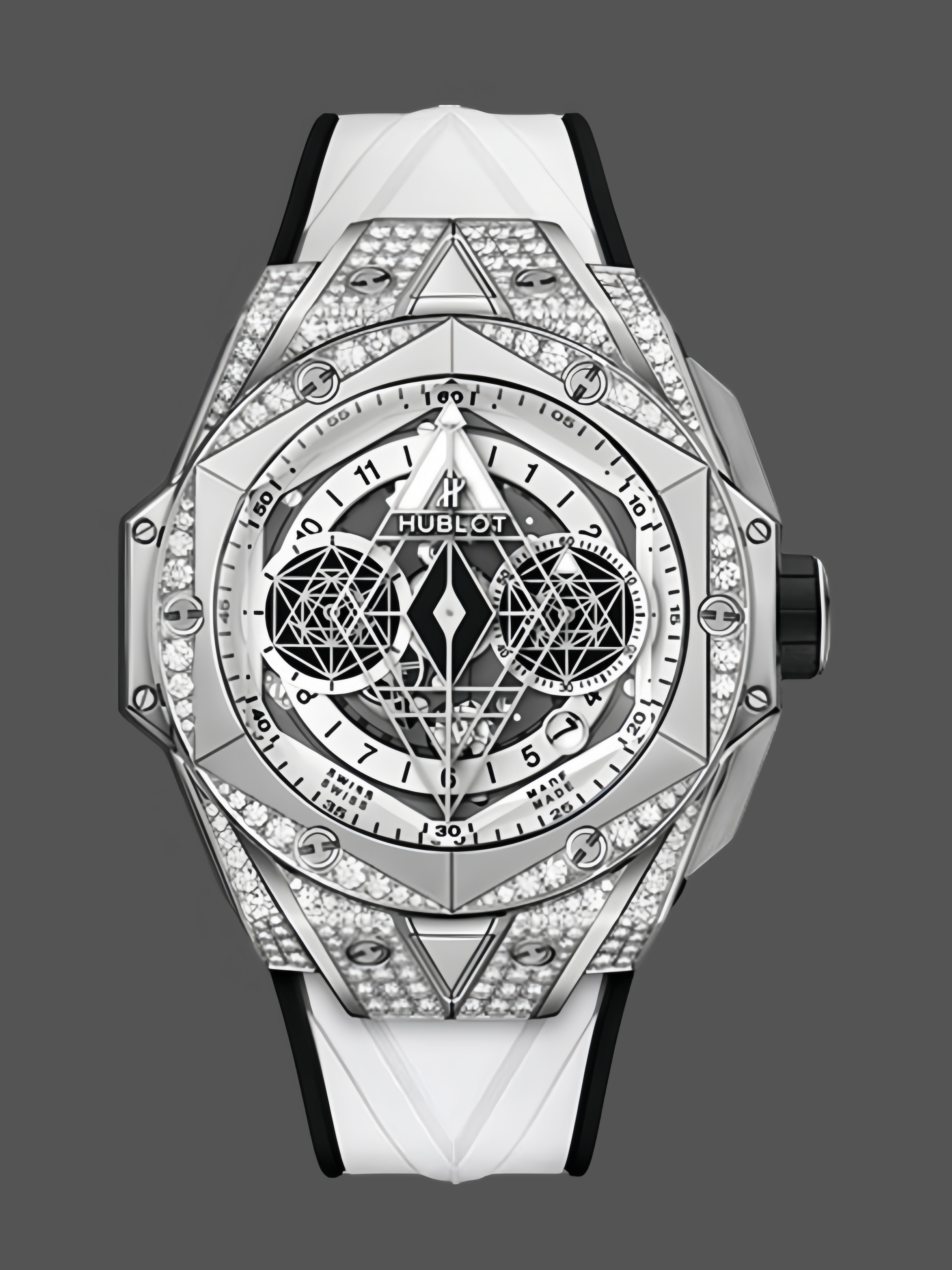 418.NX.2001.RX.1604.MXM20 Hublot Big Bang Partnerships Sang Bleu II Titanium Diamond-fasswatch