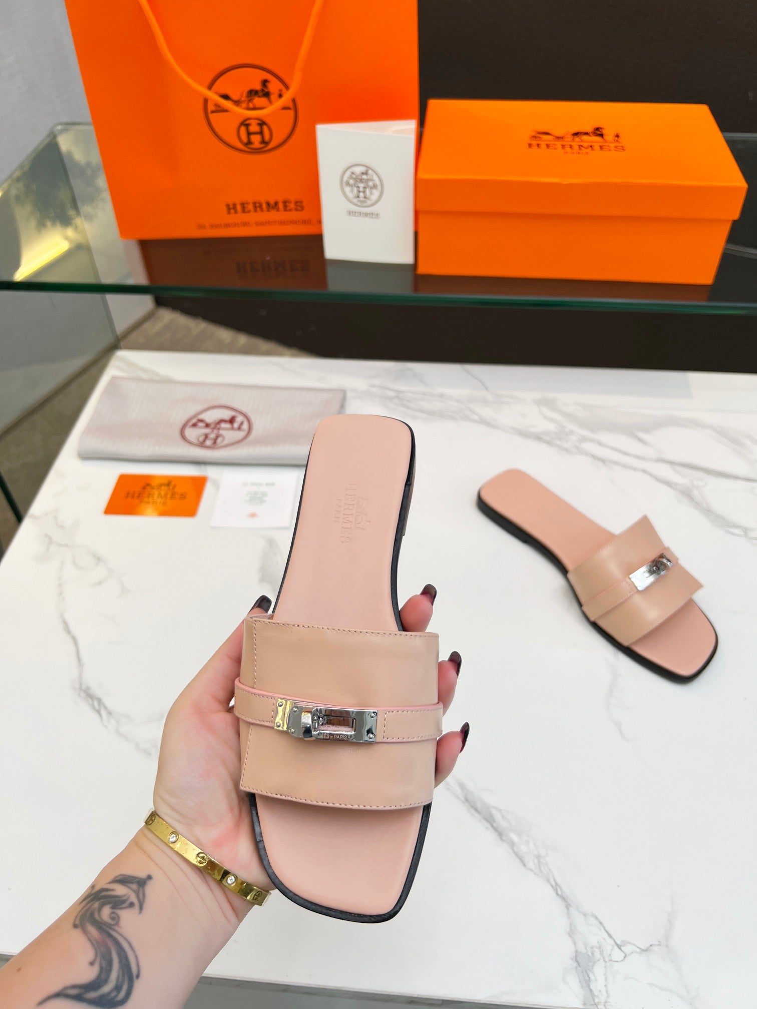 Giulia Sandal Rose Cannelle Calfskin、mysite、Cacoeks