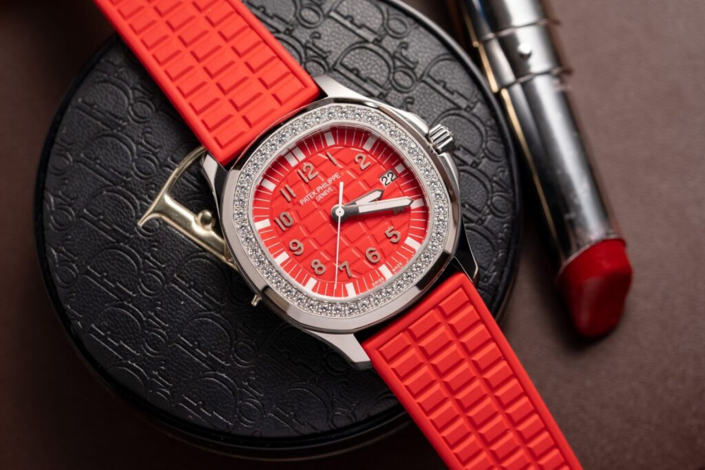 Đồng Hồ Patek Philippe Aquanaut 5067G Màu Đỏ Rep 11 PPF 35 (6)