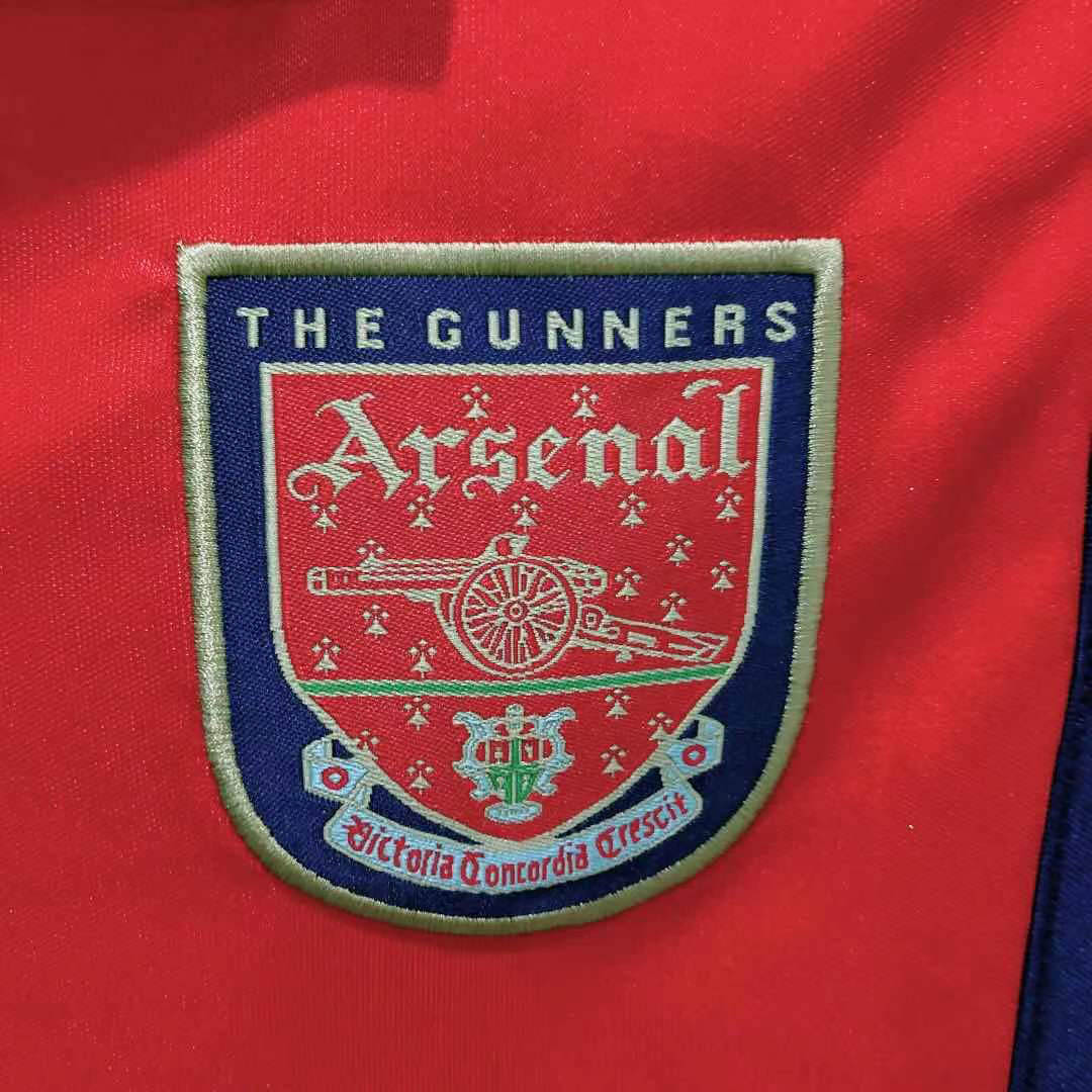 1998/1999 Retro Arsenal Home Football Shirt 1:1 Thai Quality:football jersey mysite: unitedjerseyfootball 邓江浪:football