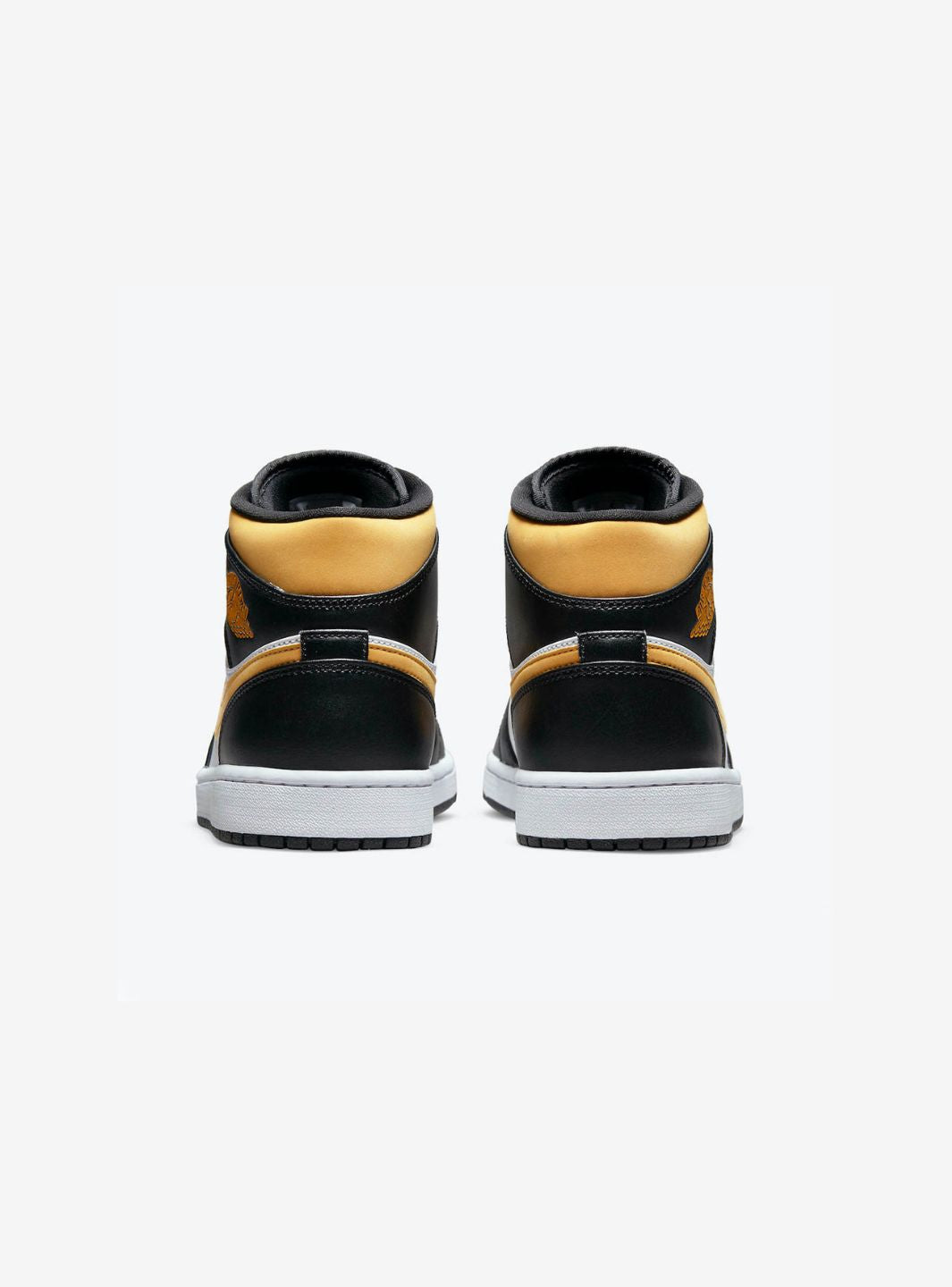 Air Jordan 1 Mid White Pollen Black、JORDAN、Cacoeks