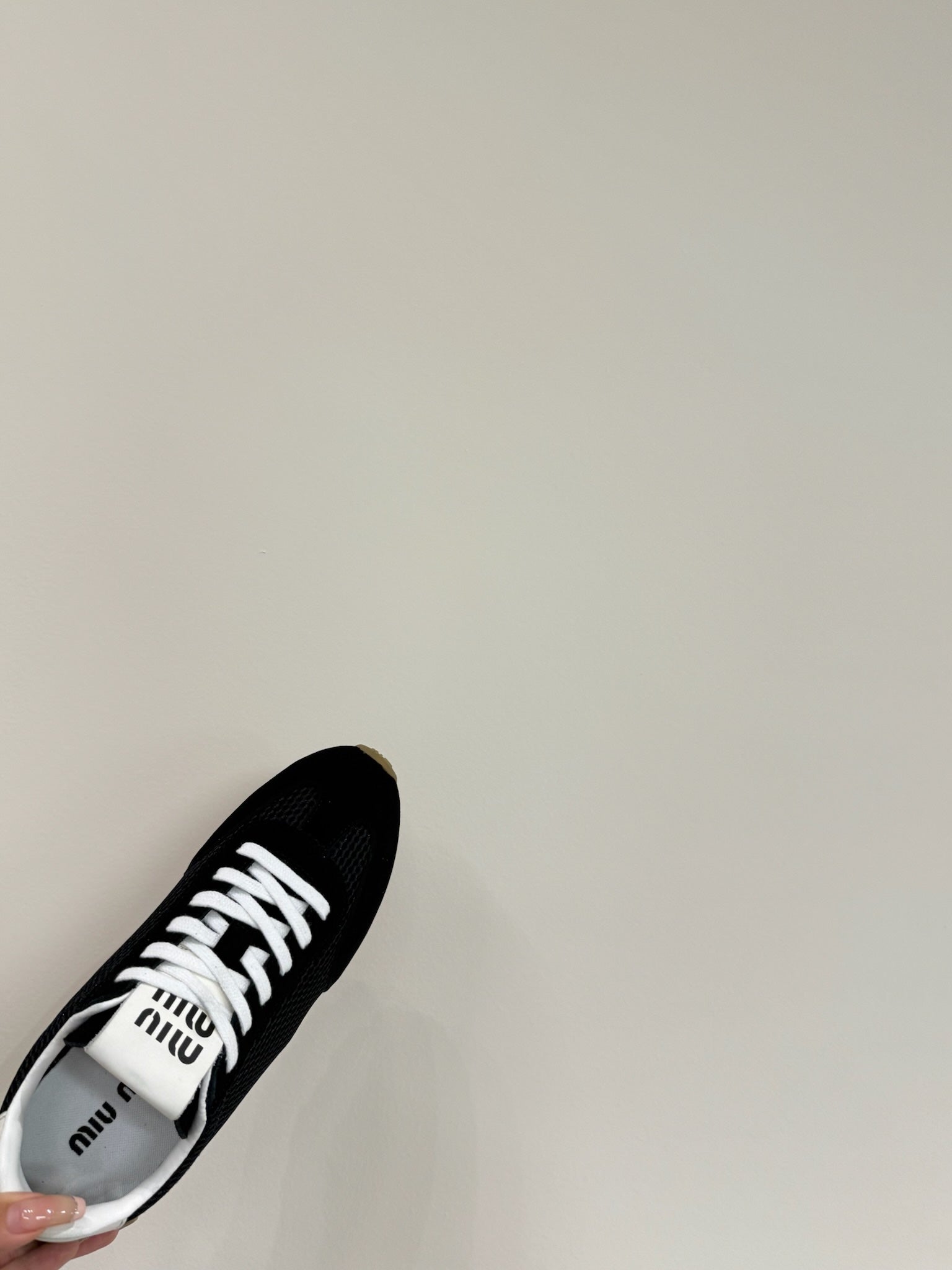 RETRO SNEAKERS IN BLACK MESH AND SUEDE、mysite、Cacoeks