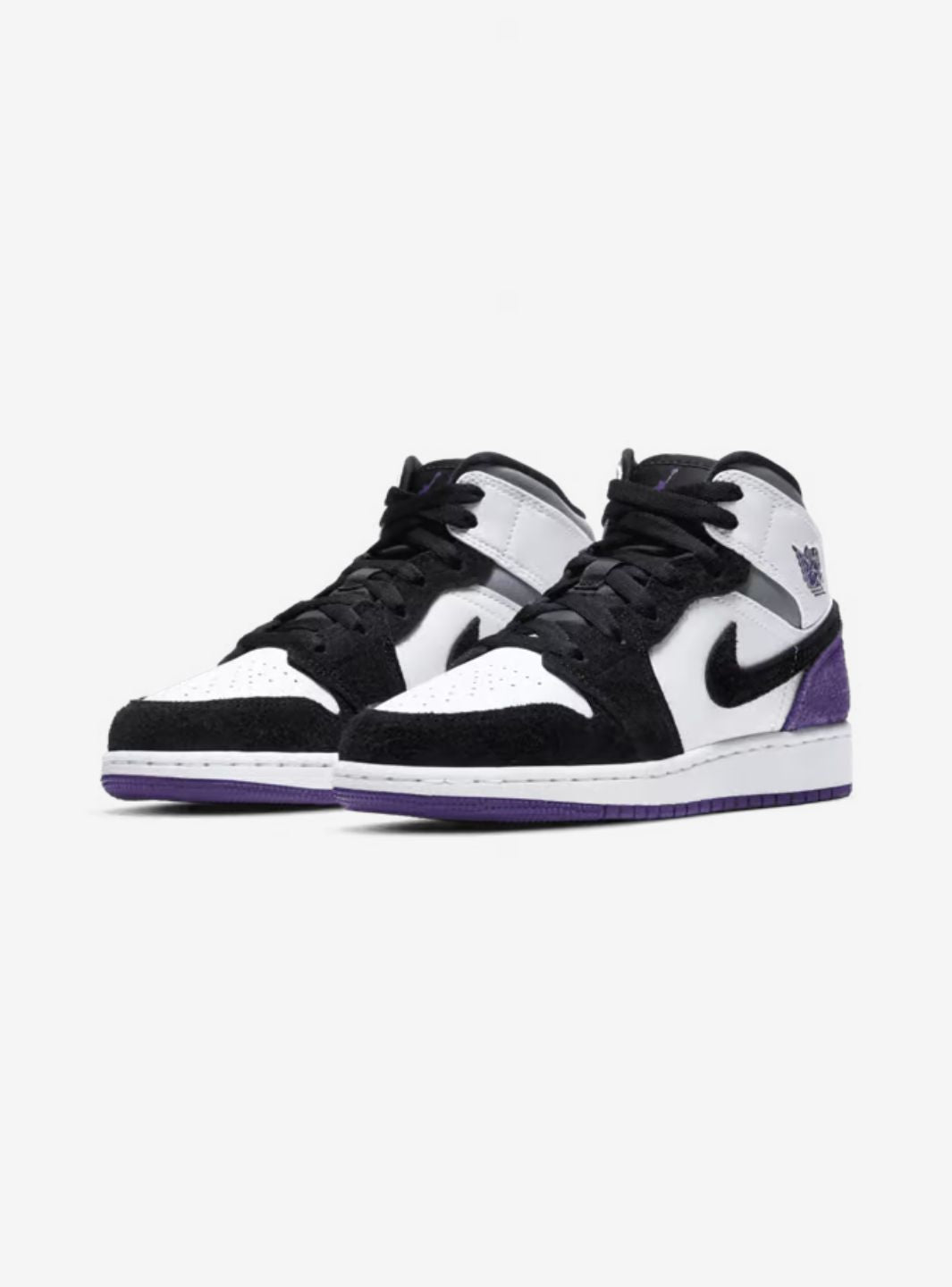 Air Jordan 1 Mid SE Purple、JORDAN、Cacoeks