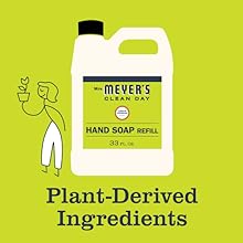 Meyer's Hand Soap Refill, Bulk, Lemon Verbena