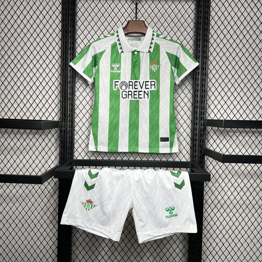 foot-Real Betis 24-25 Home Stadium Kids Kit