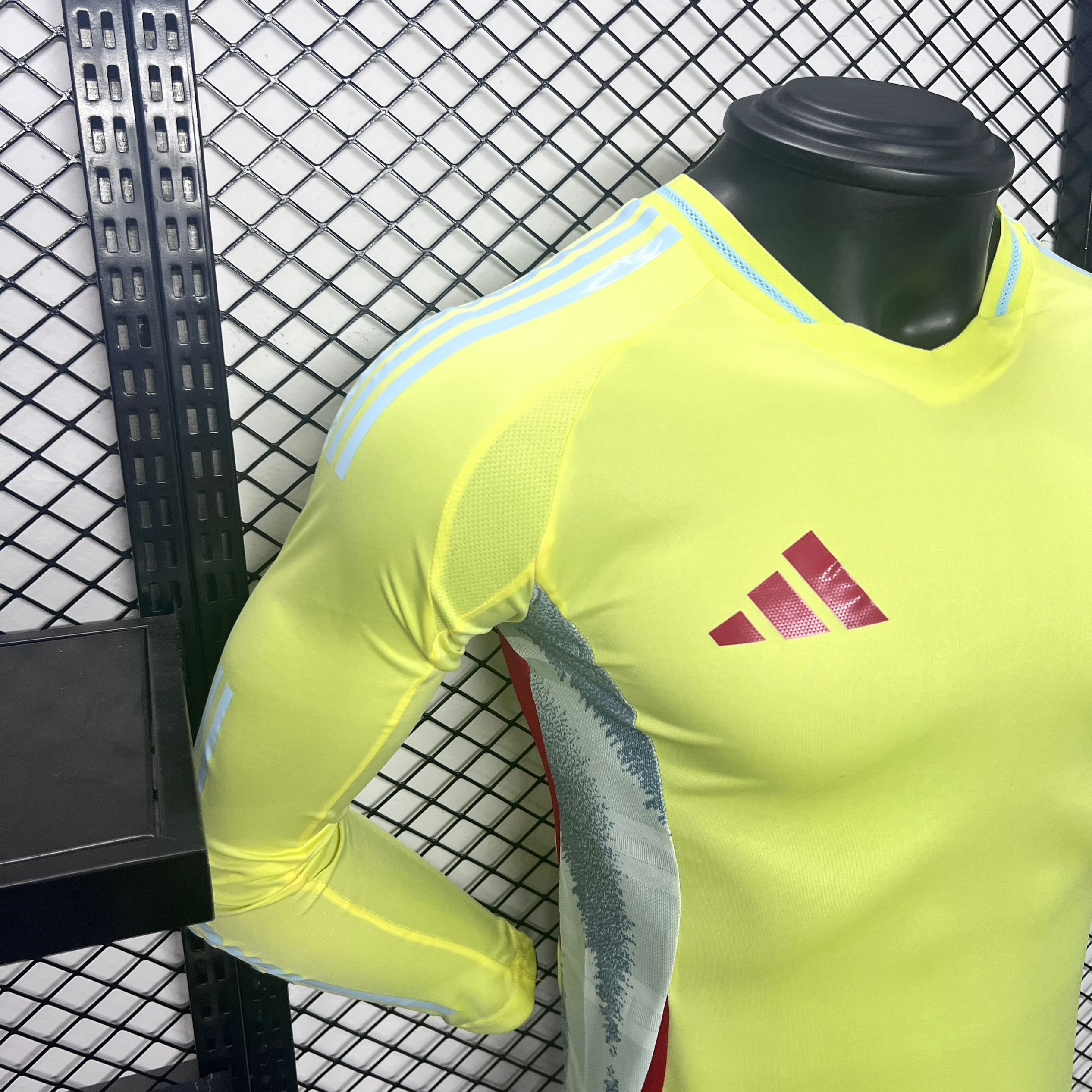 JerseysGala.com | Spain 2024 Away Long Sleeve Jersey - Player Version -Customize Name, Number and Patch | Worldwide Shipping