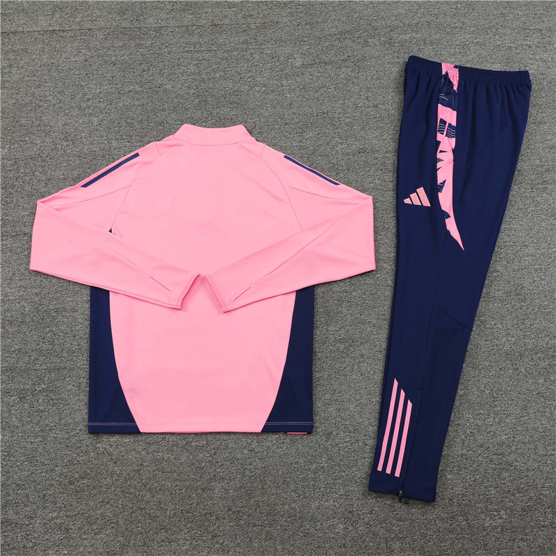 JerseysGala.com | Arsenal 24-25 Long Sleeve Training Set - Pink -Customize Name, Number and Patch | Worldwide Shipping