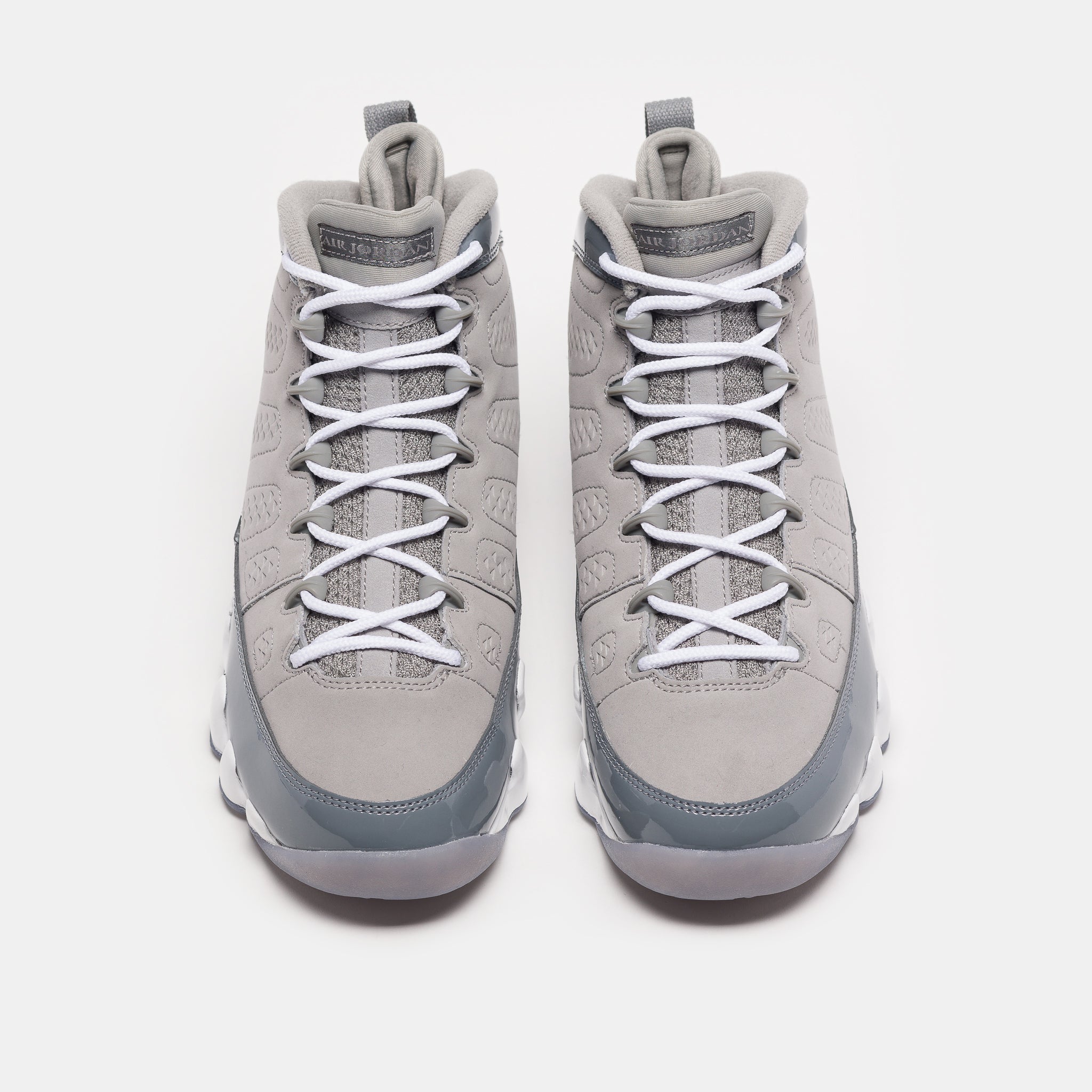 Air Jordan 9 Retro Big Kids Sneaker in Medium Grey/Cool Grey/White