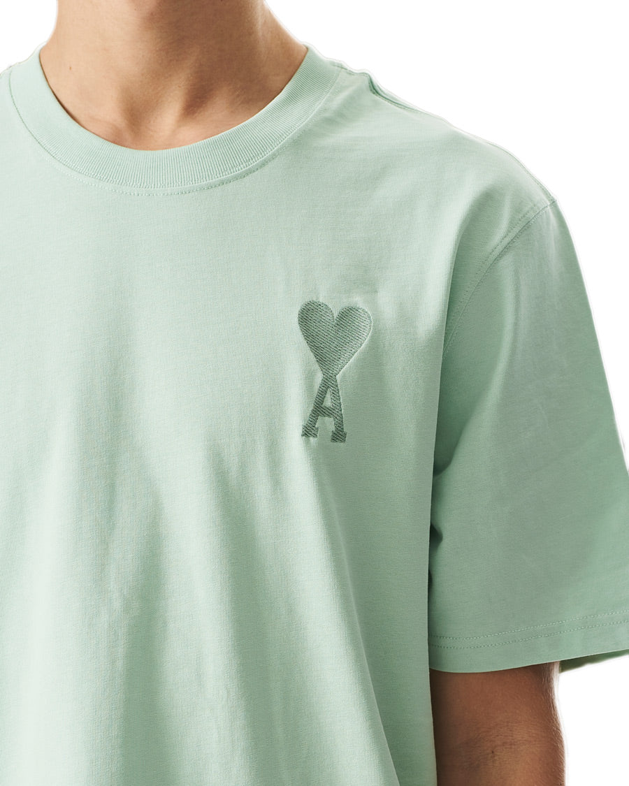 Ami Paris Tonal De Coeur Tee 'Aqua' (SS23)、mysite、Cacoeks