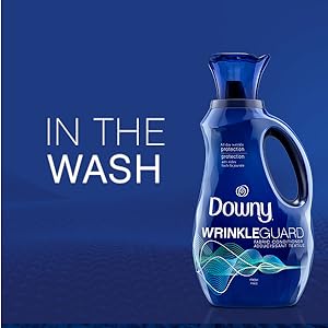 in the wash, downy wrinkleguard fabric conditioner, downy wrinkle guard