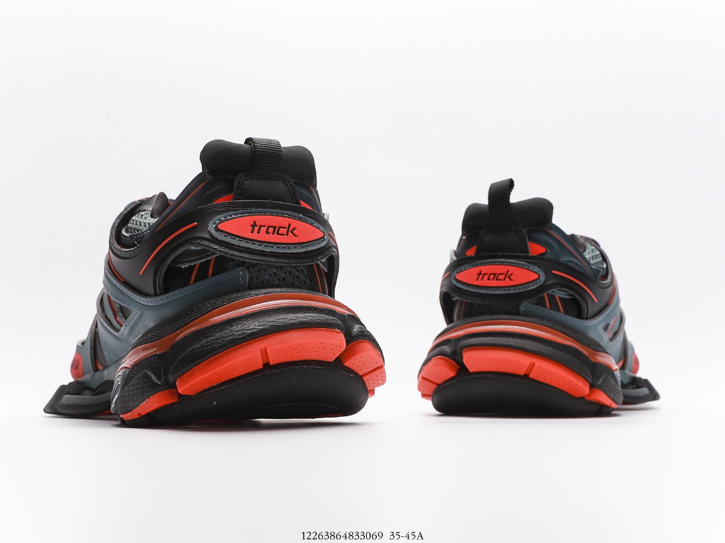 Balenciaga Track Trainer in Dark Grey Orange、mysite、Cacoeks