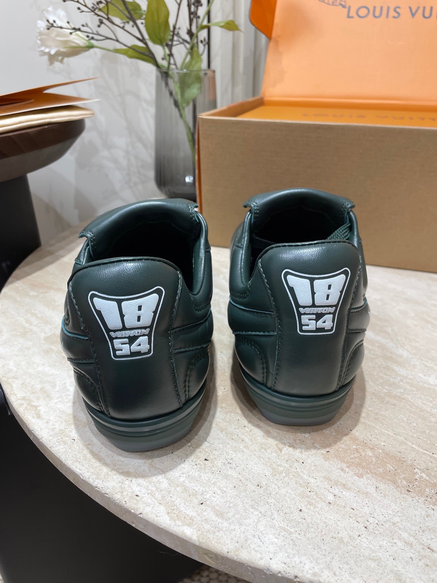 FOOTPRINT SOCCER SNEAKER IN FOREST GREEN CALFSKIN、mysite、Cacoeks