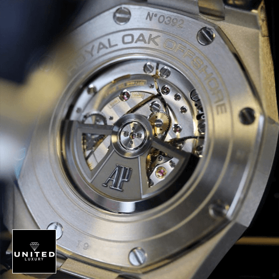 Audemars Piguet Royal Oak Stainless Case Steel Replica close mechanism view