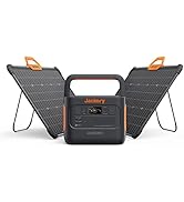 Jackery Solar Generator 1000 PRO, 1002Wh Power Station with 2* 80W Solarpanels, AC Fast Charging ...