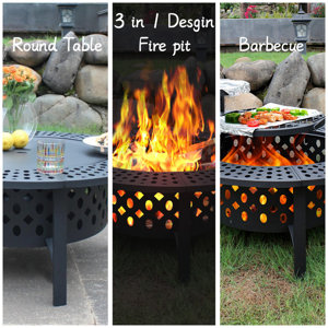 3 Functions: Bonfire, Barbecue and Table