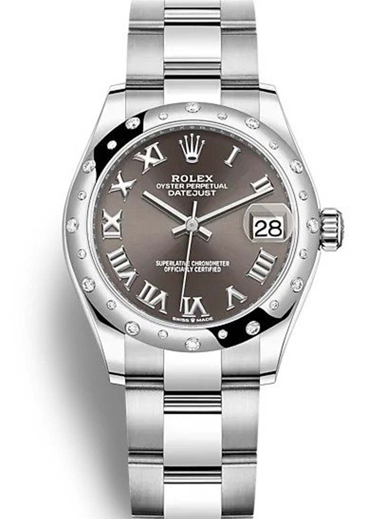 Replica Rolex Datejust 31mm Dark Grey Dial 278344RBR-fasswatch