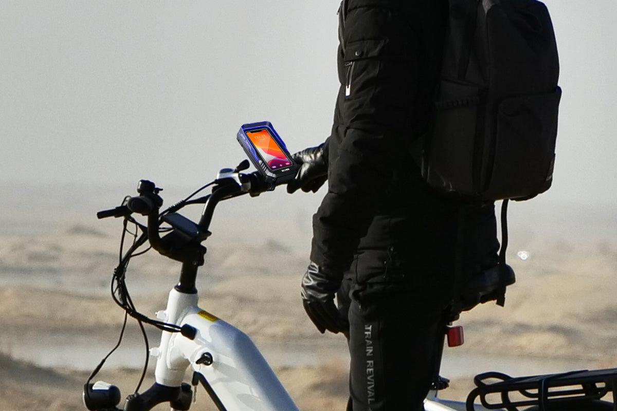 WILDMAN E-Bike Waterproof 360° Phone Mount Holder Bag、mySite、bearsvspackers