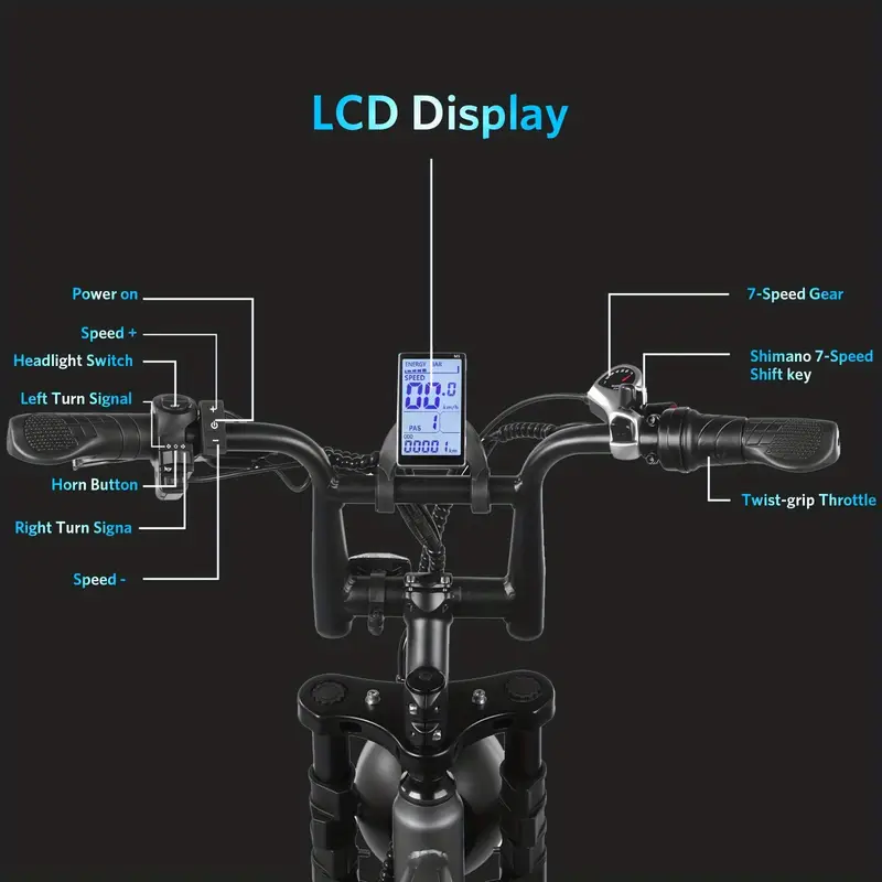 electric bike v8 electric mountain bike with 740w motor 48v 15ah removable larger battery 25km h 20 tire e   speed adult electric bicycles electric dirt bike electric mountain bike electric bicycle for adults electric mountain bike details 6