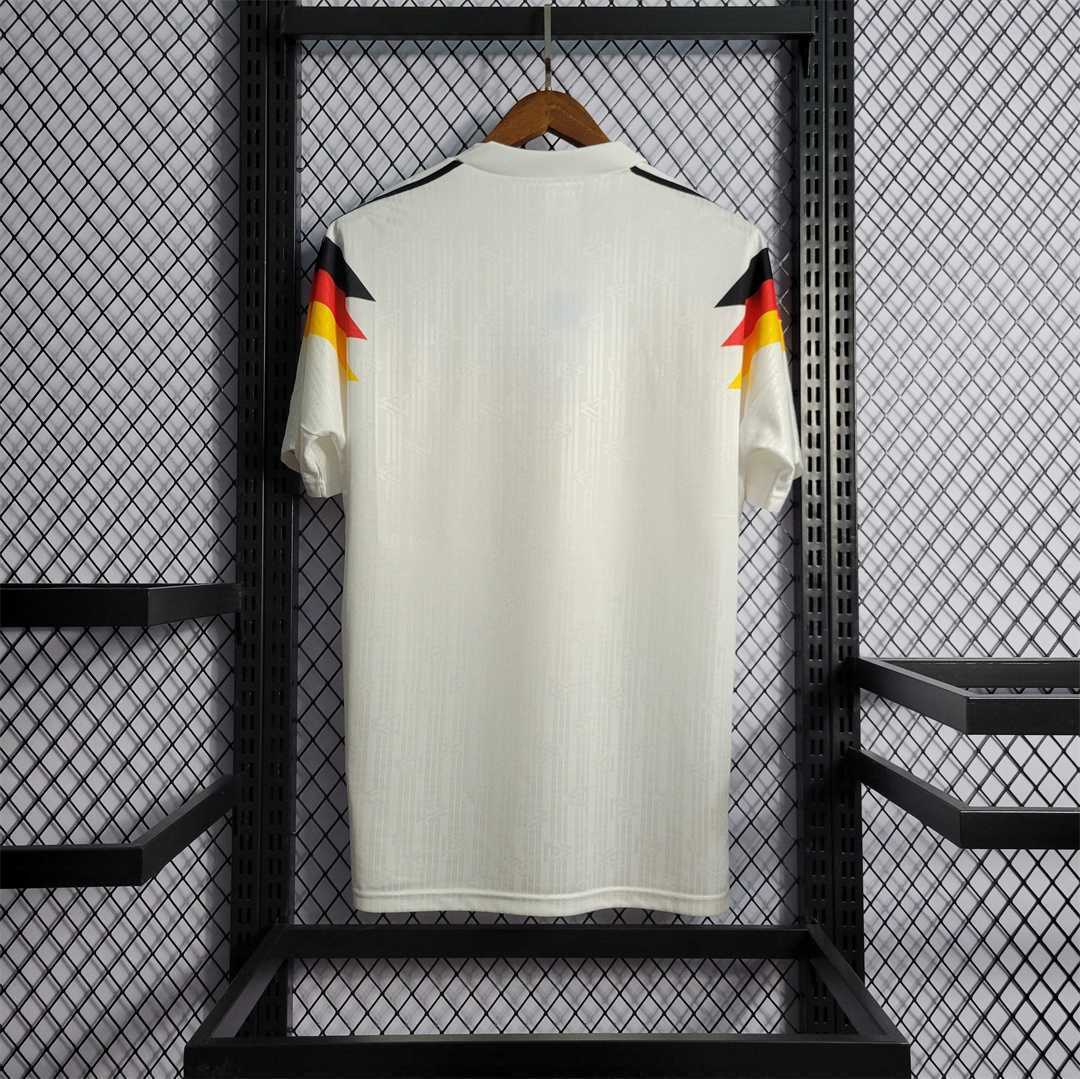 ManixJersey.com | Retro Germany 1990 Home Stadium Jersey -Customize Name, Number and Patch | Worldwide Shipping