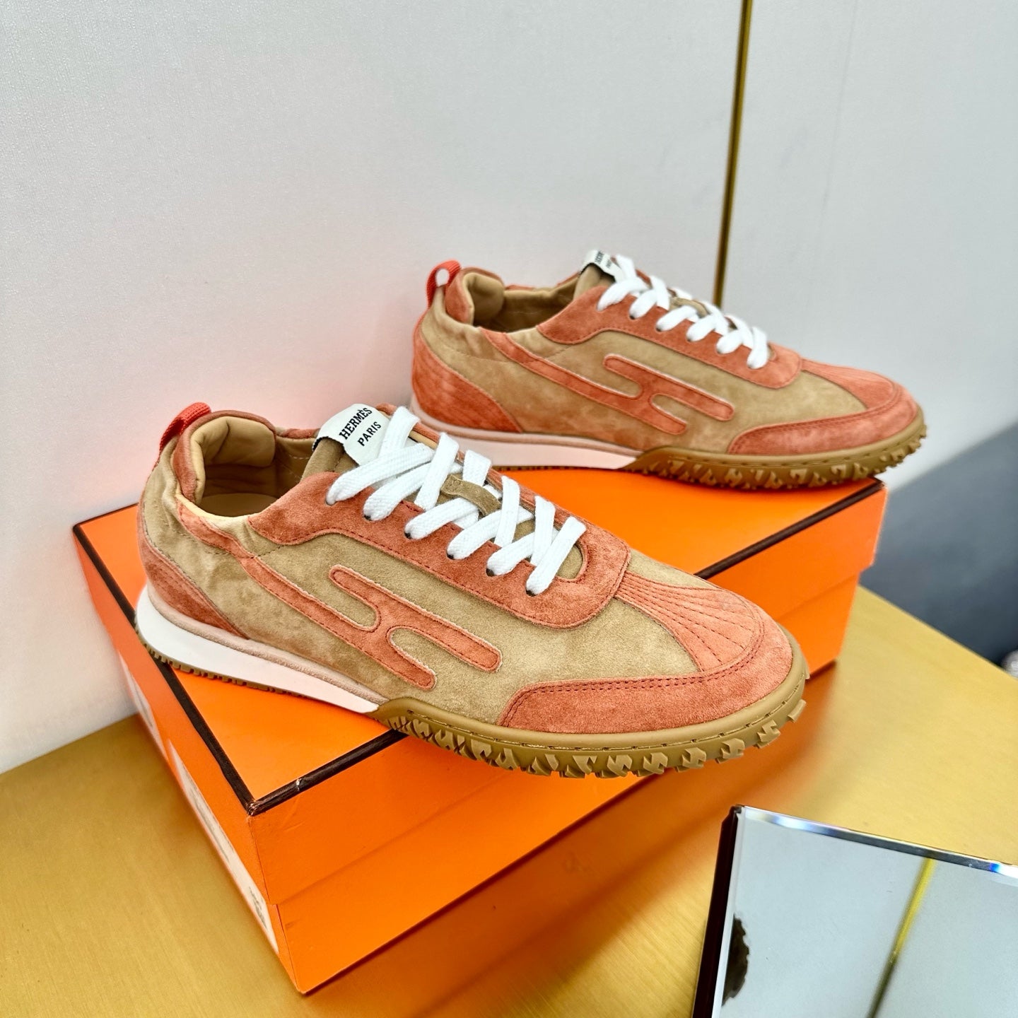 JET SNEAKER IN HONEY MIX TIGER ORANGE、mysite、Cacoeks