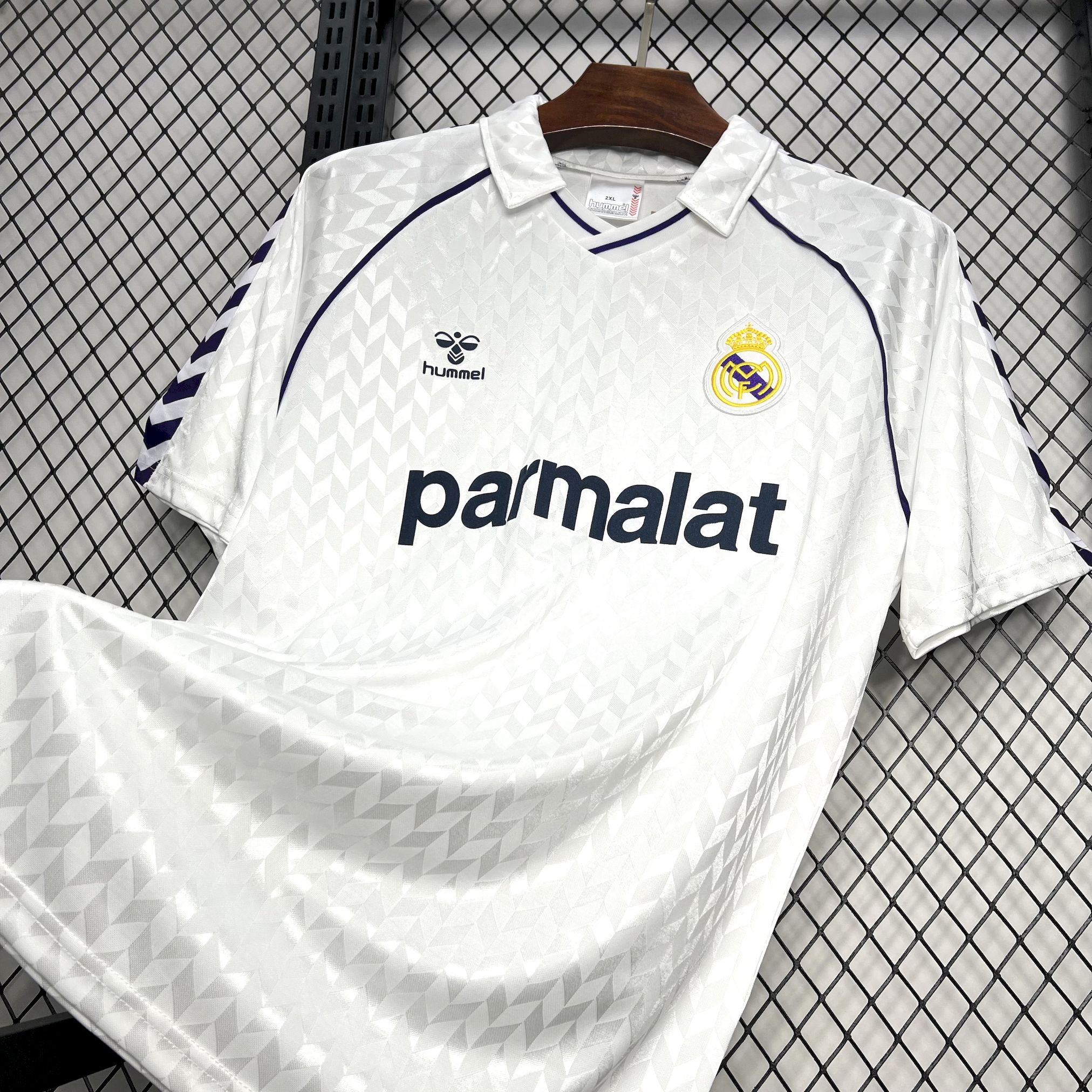 JerseysGala.com | Retro Real Madrid 1986 Home Jersey -Customize Name, Number and Patch | Worldwide Shipping