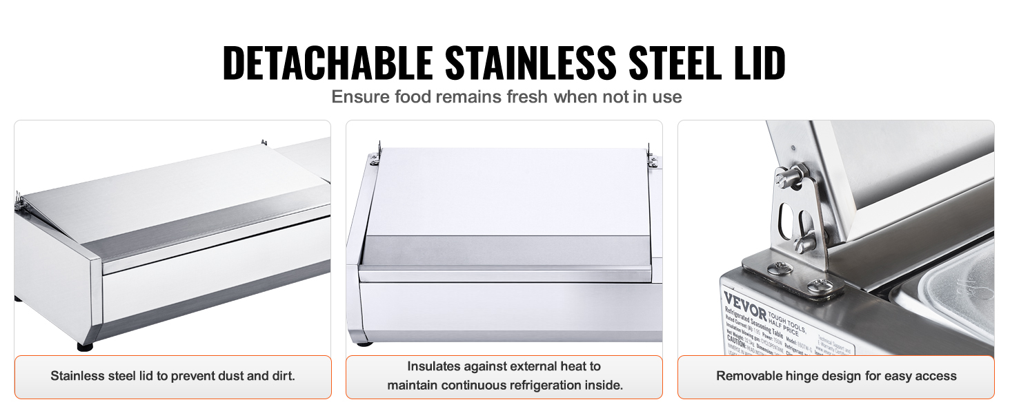 countertop refrigerated prep station