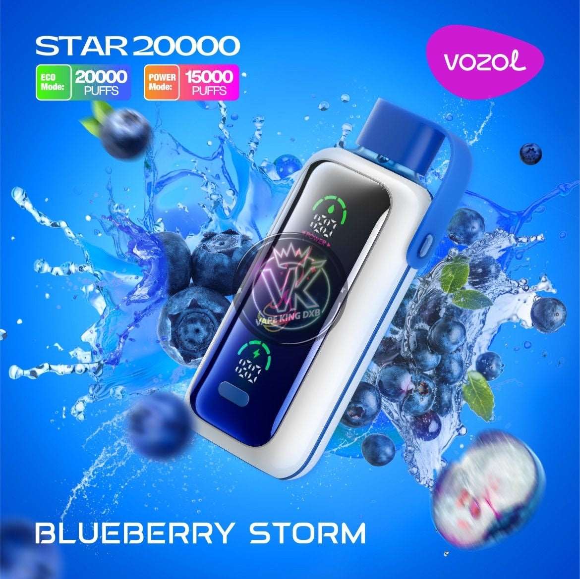  Vozol Star 20000 Puffs 5% Nicotine Disposable Vape - Dual Power Mode  vpae005 vapeing vape