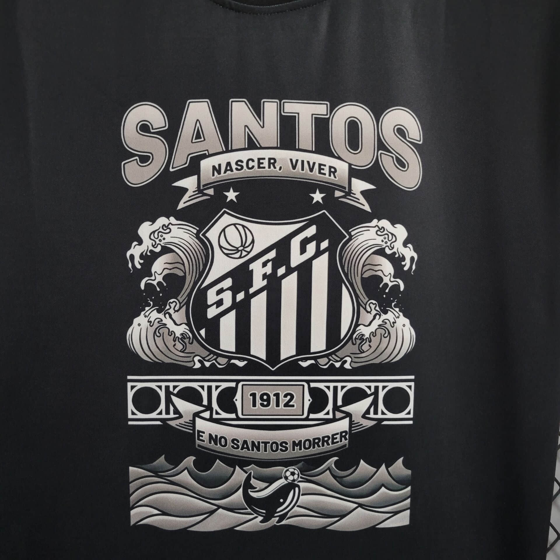 Funinjersey-Santos 25-26 Black Special Edition T-shirts