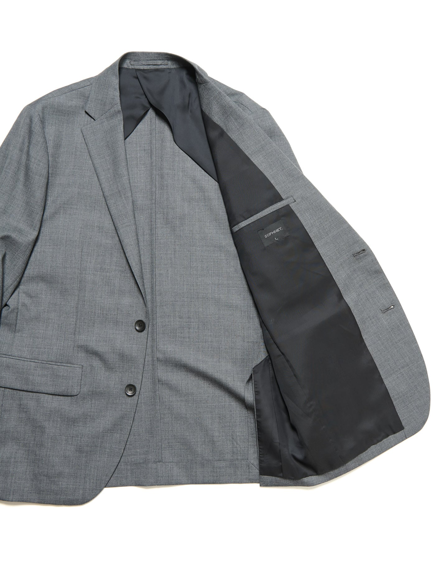 SOPHNET. 25S/S SUMMER MERINO WOOL STANDARD 2BUTTON JACKET  SOPH-250014 