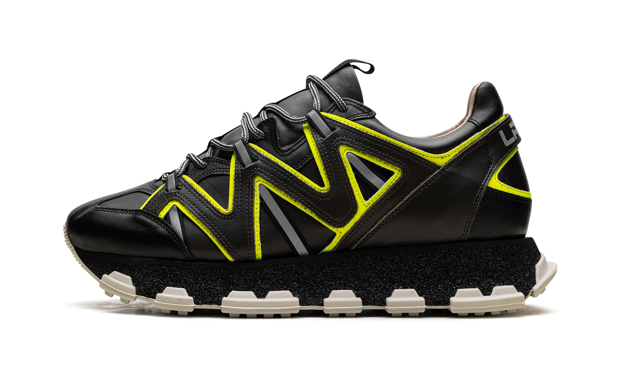 Lightning Leather Sneakers "Black"、mysite、Cacoeks