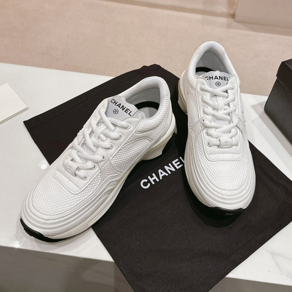 Women's White Sneaker Breathable mesh、mysite、Cacoeks