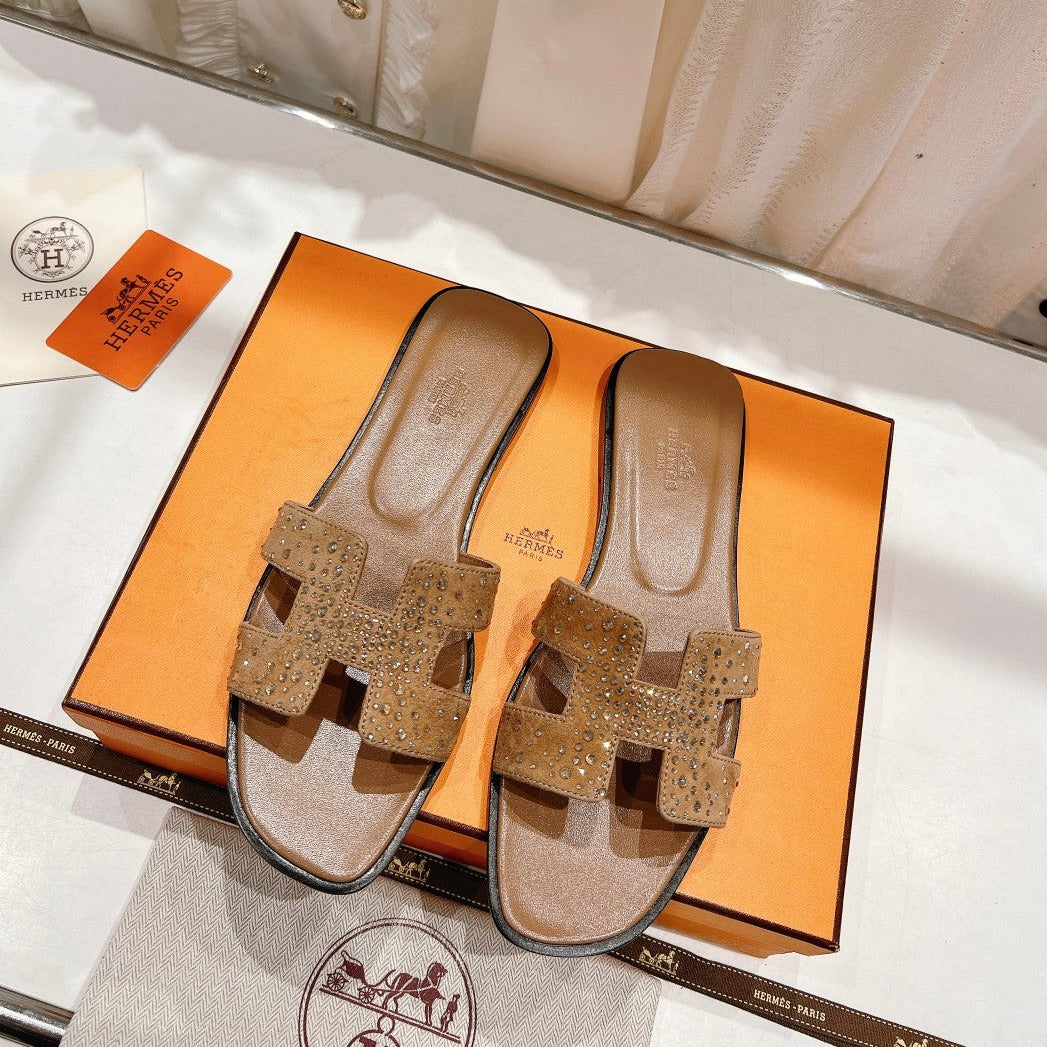 0RAN SANDAL CARAMEL LAMBSKIN ATTACH CRYSTALS、mysite、Cacoeks