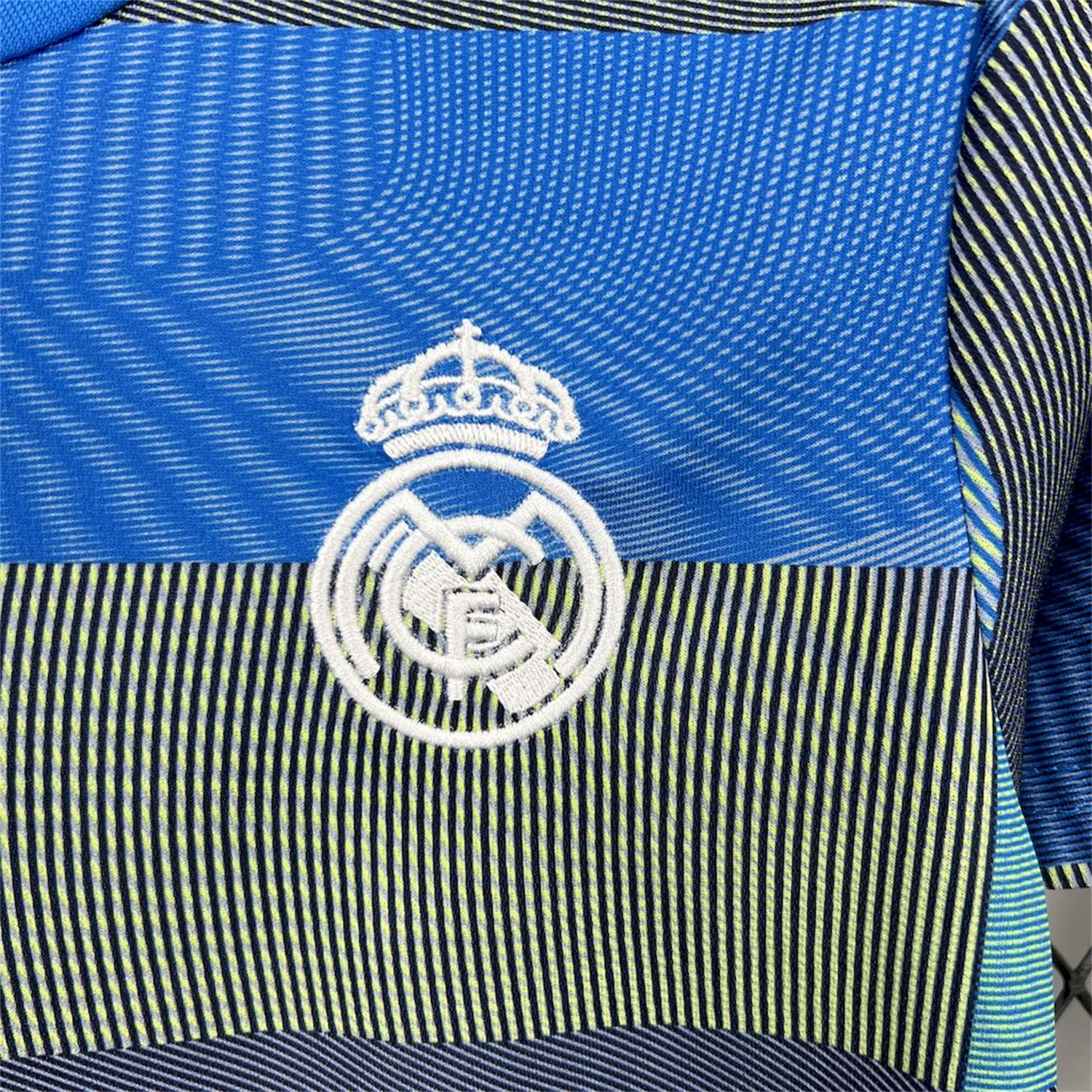 Funinjersey-Real Madrid 25-26 Blue Pre-Match Traning Kids Kit