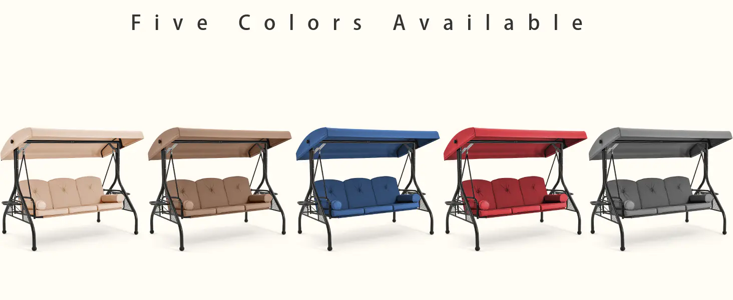 2-in-1 Design patio swing