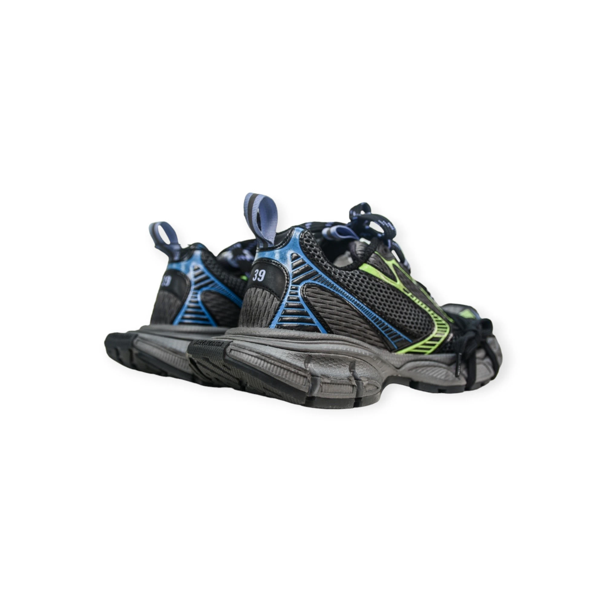 Balenciaga 3XL Sneaker in Dark Grey Black Blue and Green、mysite、Cacoeks