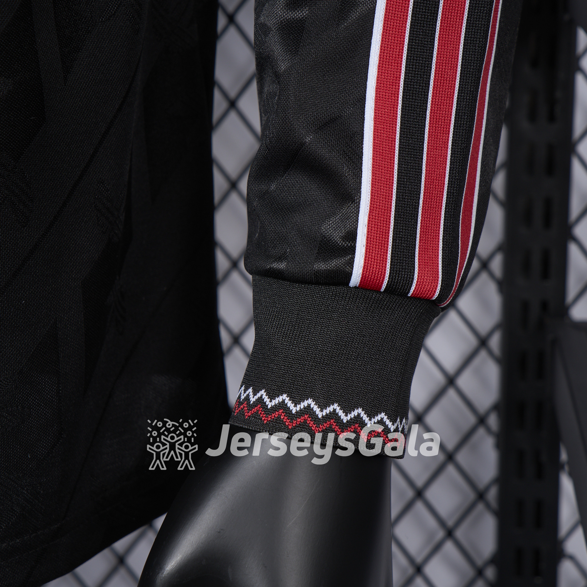 JerseysGala.com | Manchester United 24-25 Originals LFSTLR Long Sleeve Black Jersey - Player Version -Customize Name, Number and Patch | Worldwide Shipping