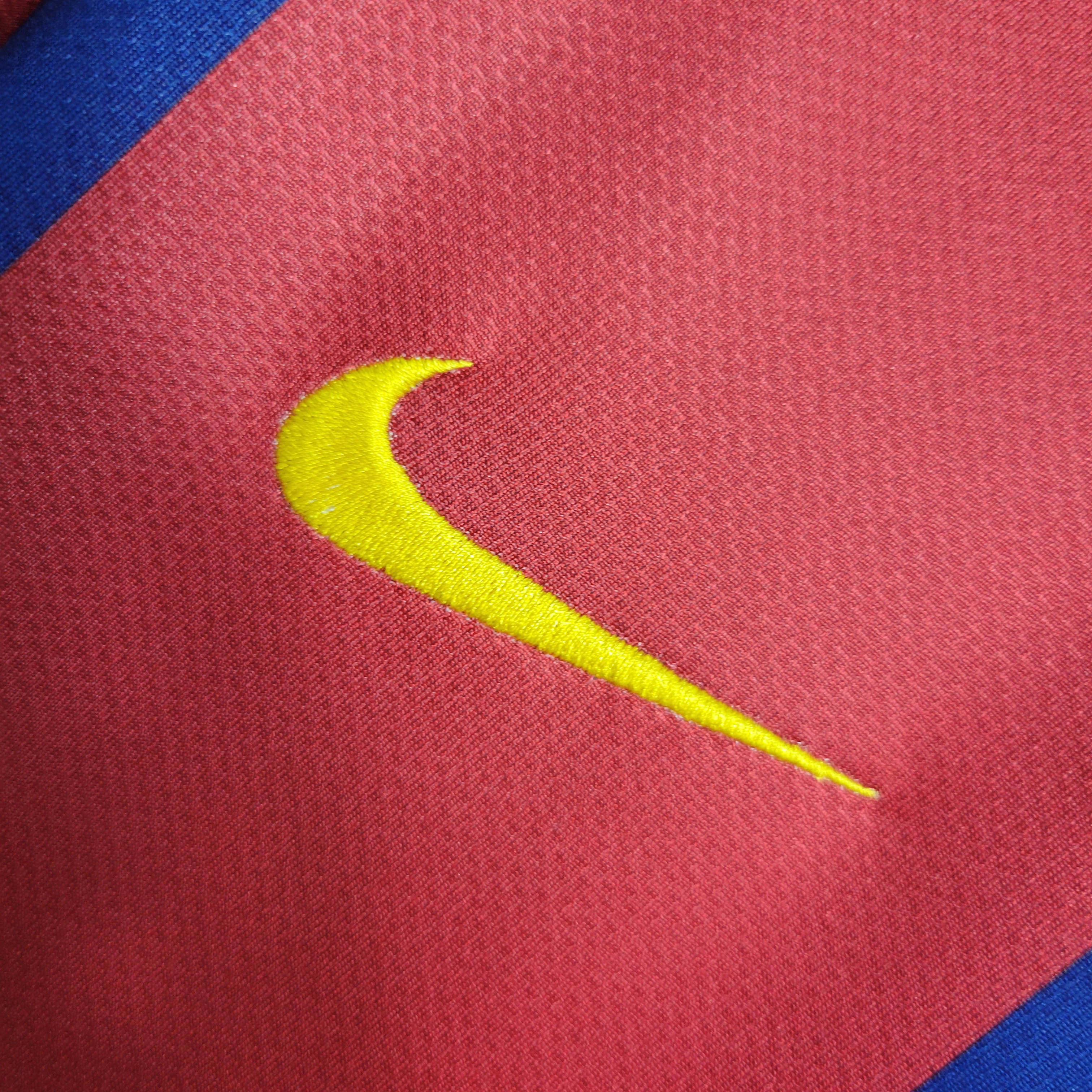 Retro Barcelona Football Shirt Home 2007/2008 1:1 Thai Quality:football jersey mysite: unitedjerseyfootball 邓江浪:football
