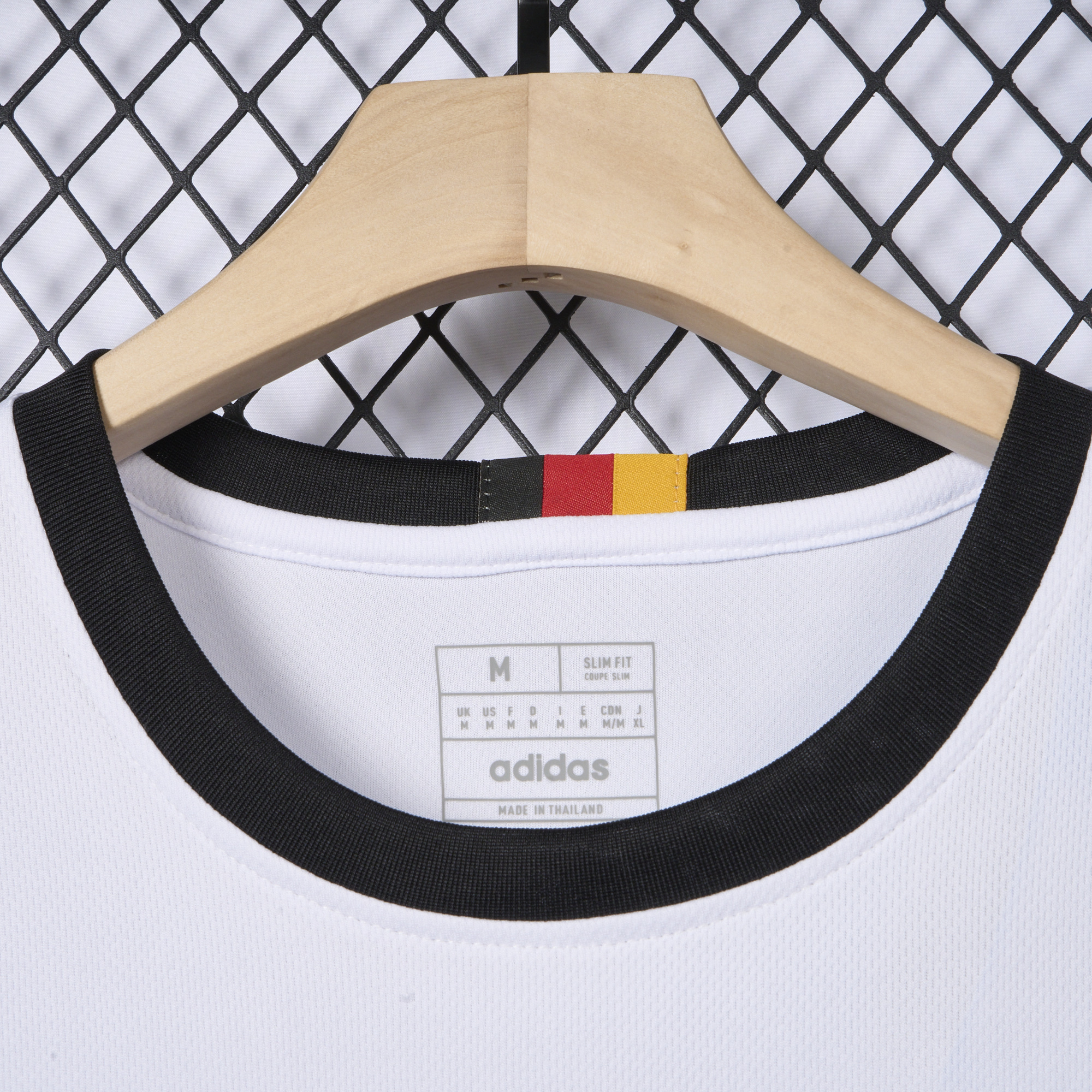 JerseysGala.com | Germany 2025 White Retro Style Jersey - Fans Version -Customize Name, Number and Patch | Worldwide Shipping