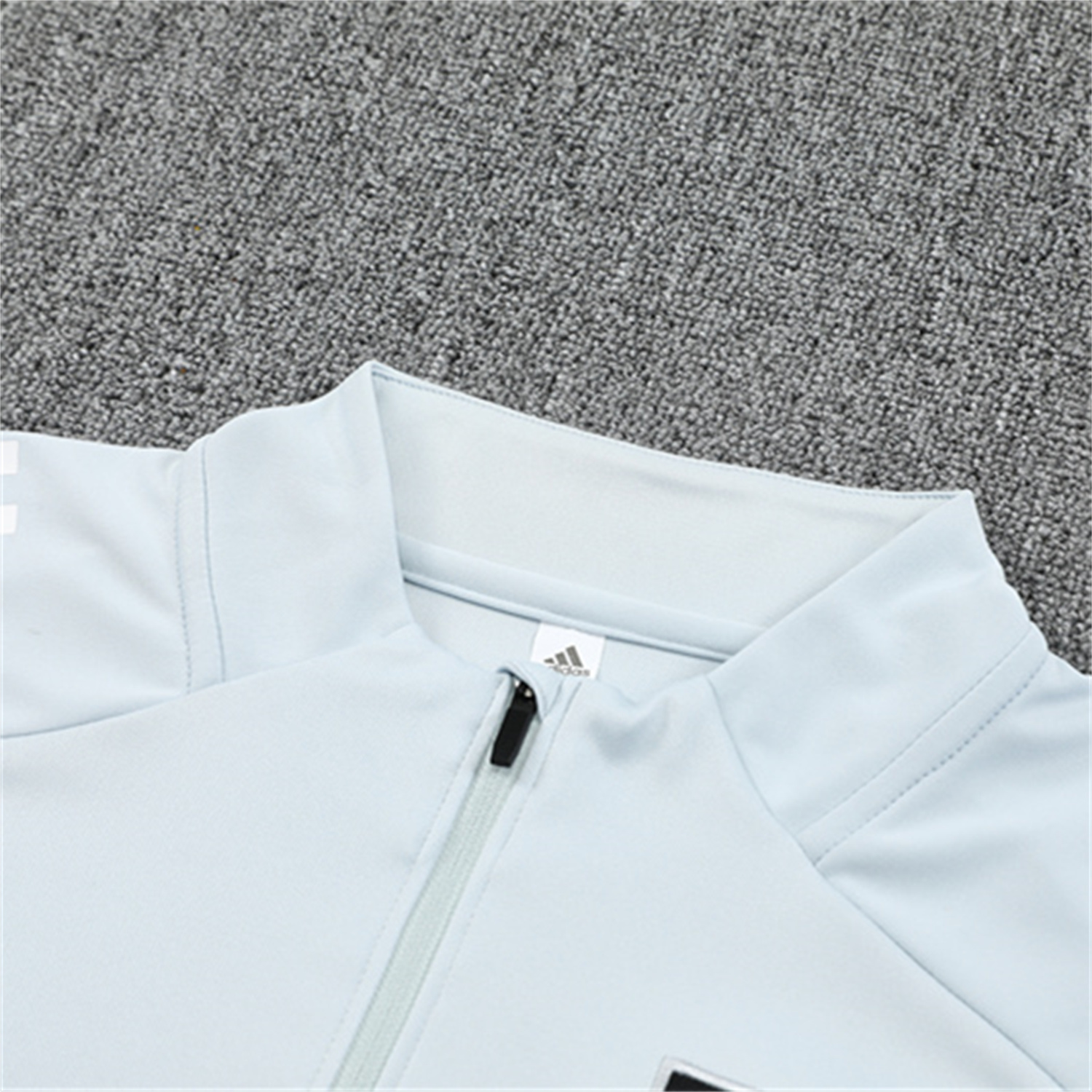 UltraTrikot-Japan 25-26 Long Sleeve Training Set - Light Grey Top and Black Pants