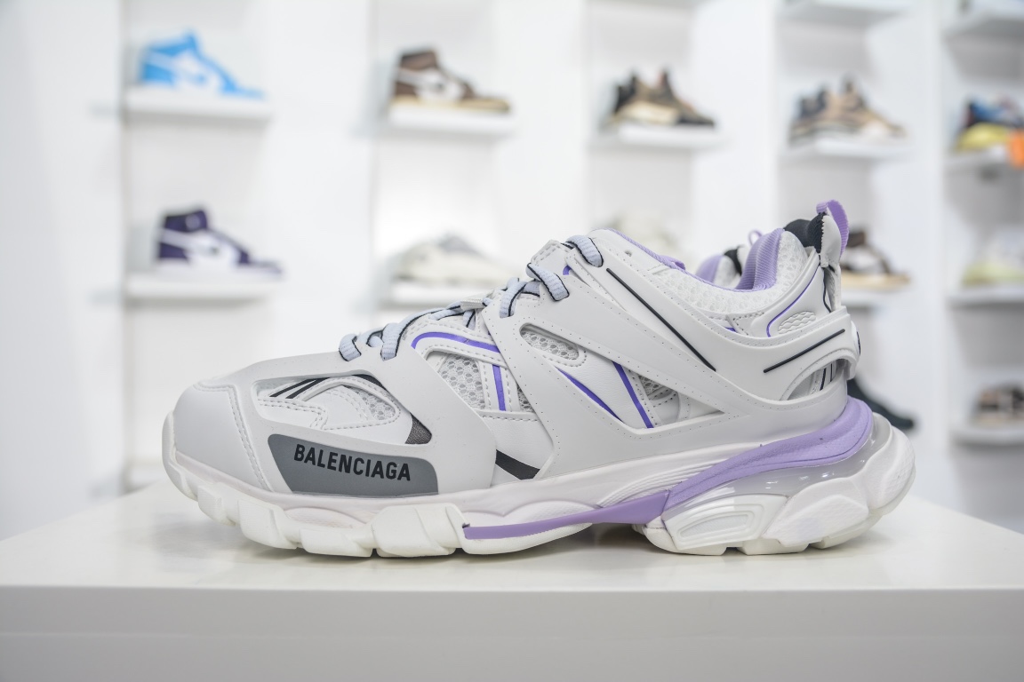 Balenciaga Track Trainer in White Lilac、mysite、Cacoeks