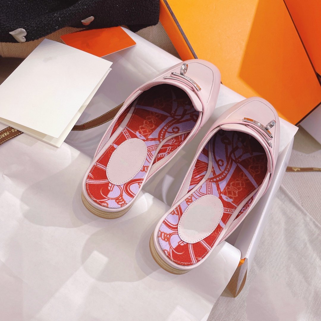 0Z Mule Pink Calfskin、mysite、Cacoeks