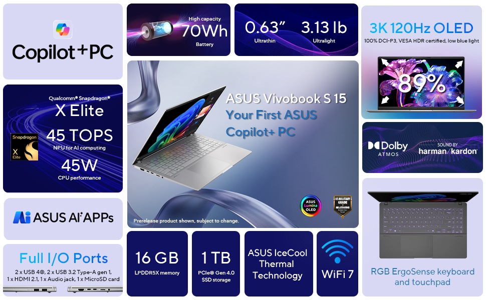 ASUS Vivobook S 15 laptop